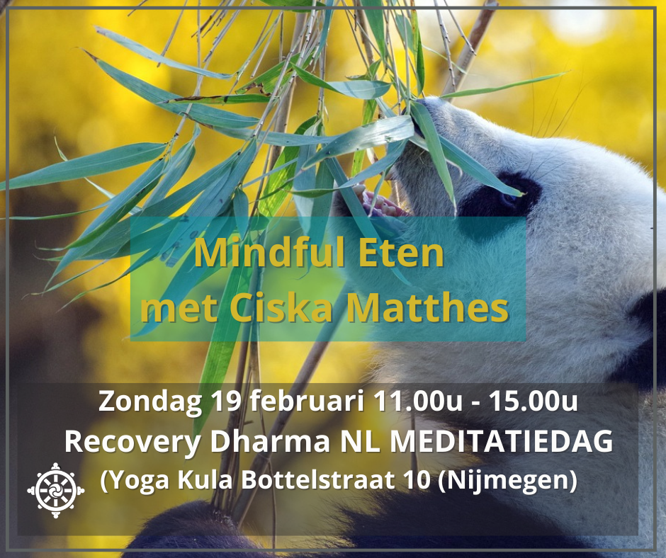 Mindful Eten met Recovery Dharma NL o.b.v. Ciska Matthes