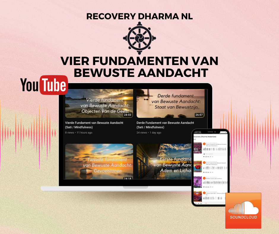 Vier fundamenten van Mindfulness bij Recovery Dharma Nederland