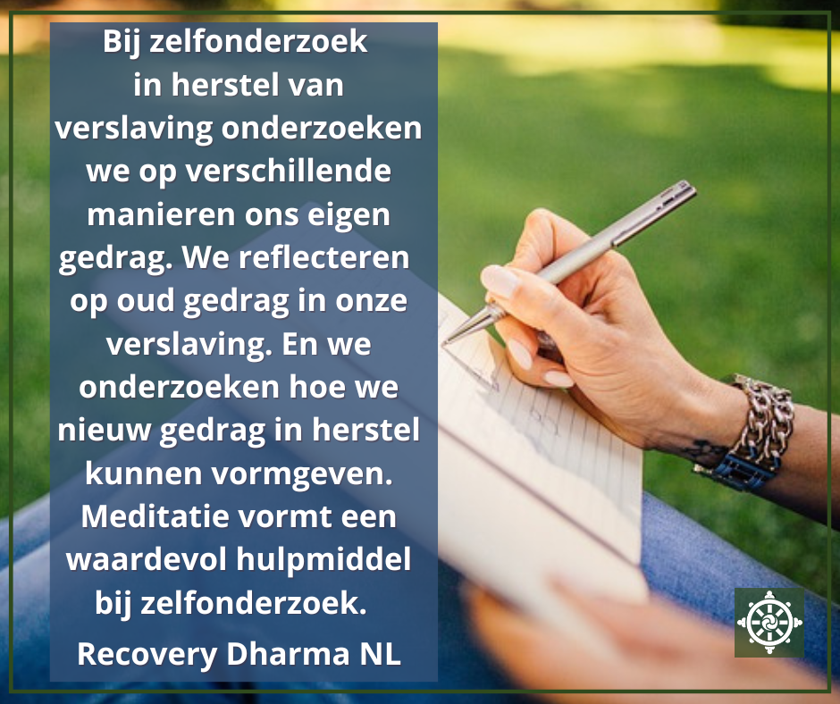 Zelfonderzoek bij herstel van verslaving Recovery Dharma NL