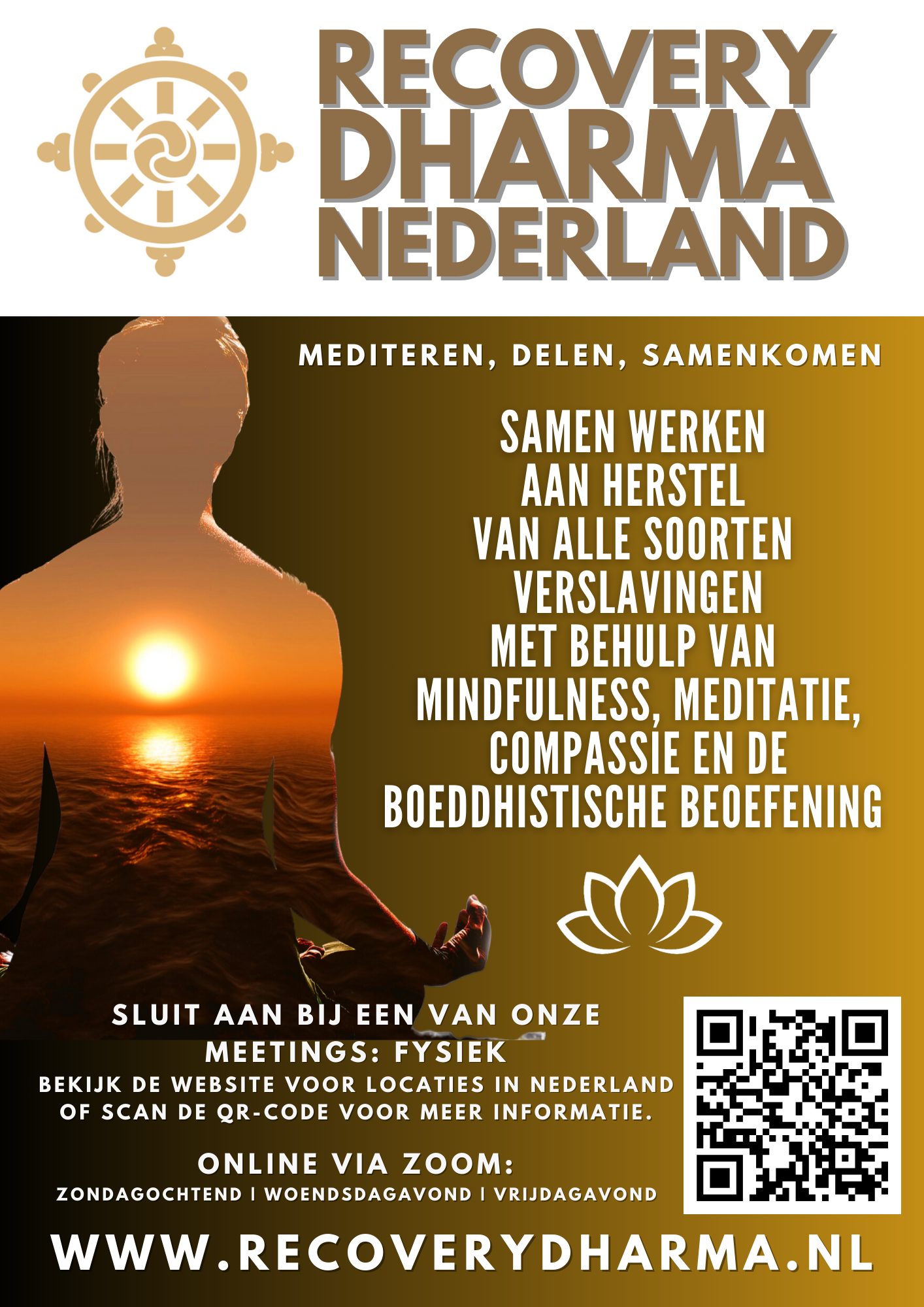 Recovery Dharma Nederland (flyer voorzijde - new version 2024))